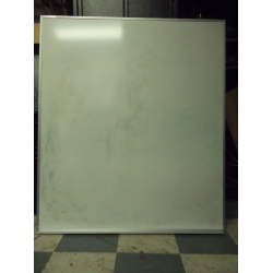 48 x 42 in. Non - Magnetic White Board w Tray